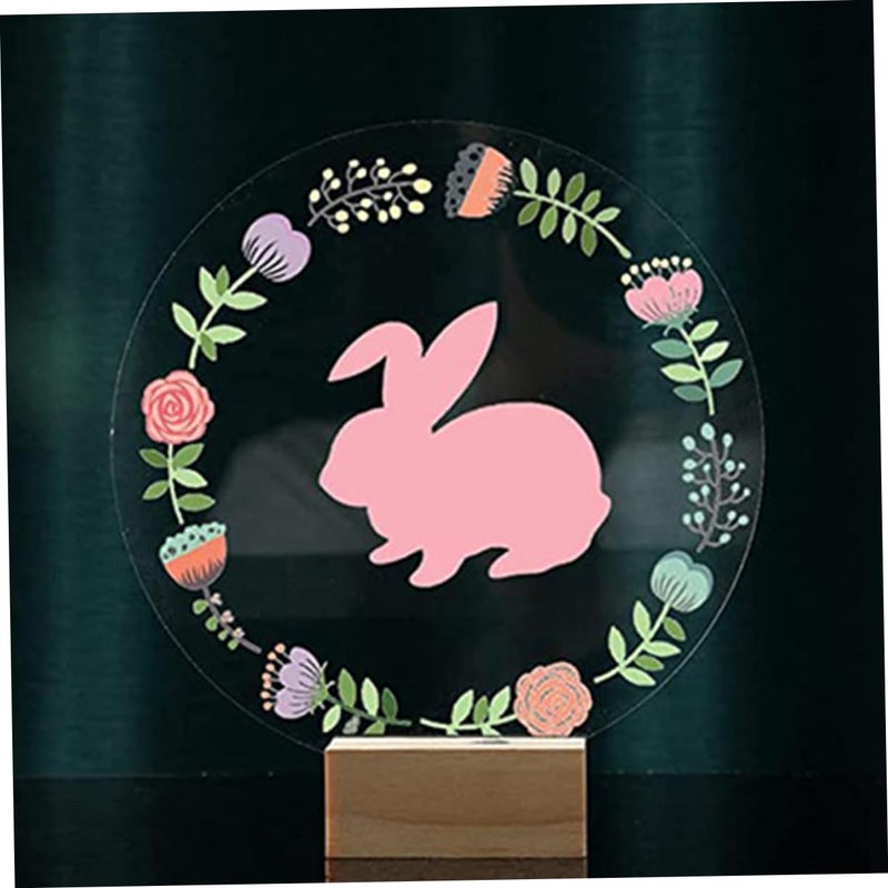 Unomor 30pcs 3 Inch Clear Acrylic Circles for DIY Craft Photo Frames and Party Decorations - Image 5